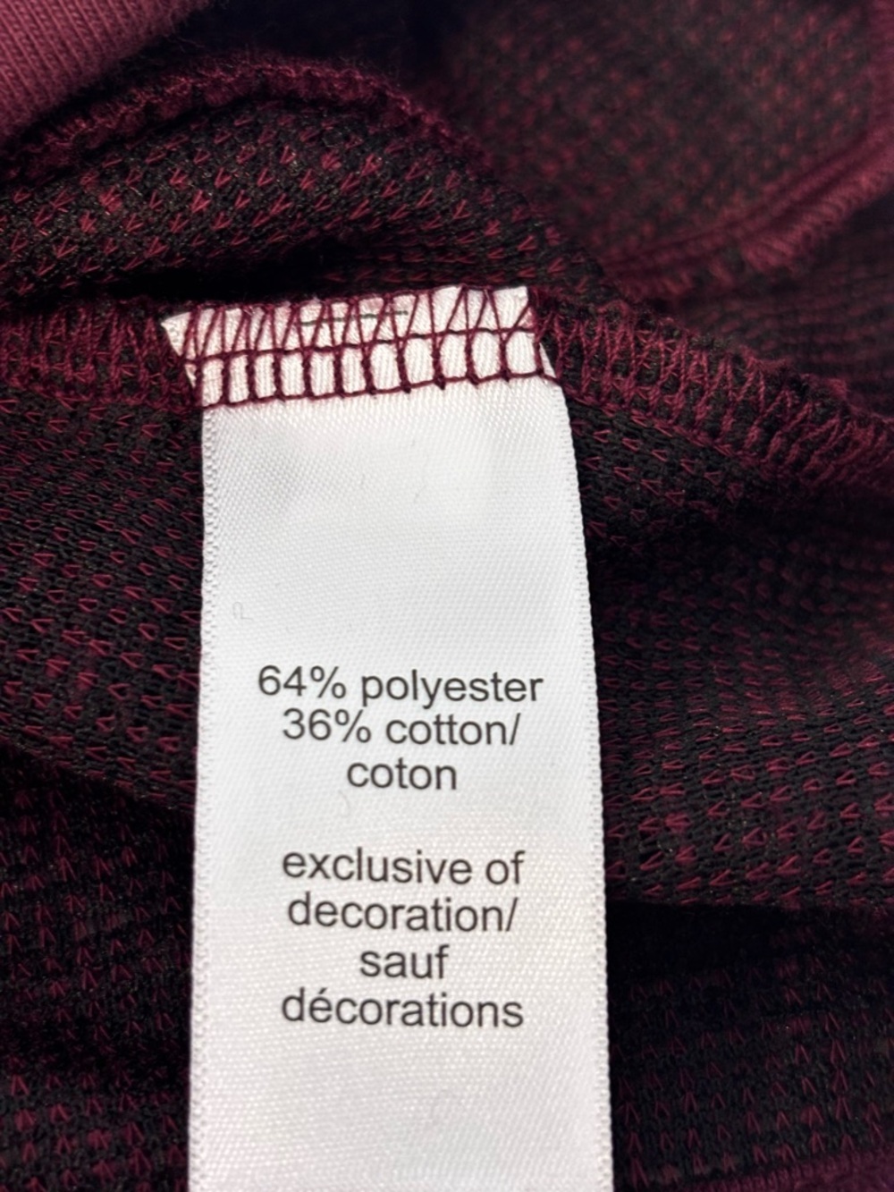 Maurices Marled Knit‎ Cardigan Burgundy Button Front Size M - Picture 5 of 8